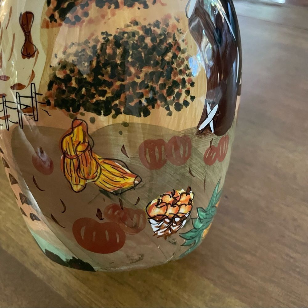 Vintage WCL Autumn Harvest Farm Pitcher - Picture 6 of 15